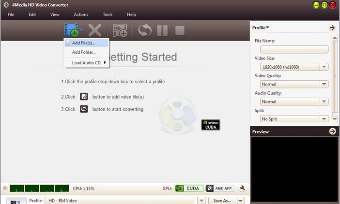 4Media HD Video Converter(视频转换器) 7.8.6 4Media HD Video Converter(视频转换器) 7.8.6