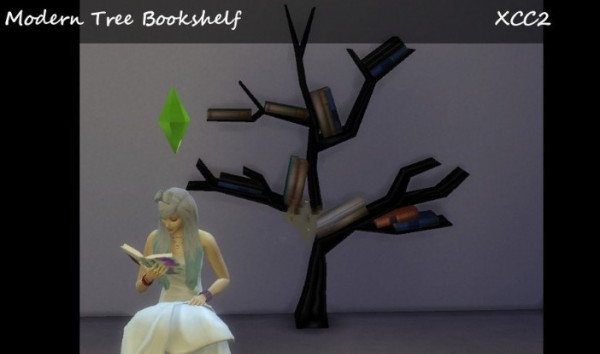 模拟人生4现代树木造型书架MOD v2.6 模拟人生4现代树木造型书架MOD v2.6