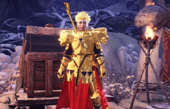 怪物猎人世界冰原吉尔伽美什服装MOD v2.45 怪物猎人世界冰原吉尔伽美什服装MOD v2.45