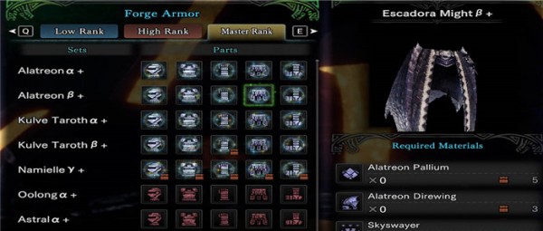 怪物猎人世界冰原免费制造装甲MOD v2.6 怪物猎人世界冰原免费制造装甲MOD v2.6