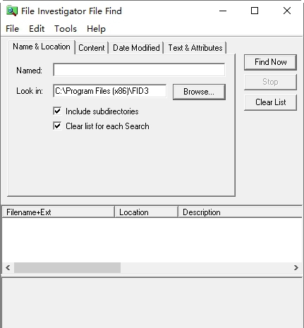 电脑文件快速搜索工具File Investigator Tools v3.36 电脑文件快速搜索工具File Investigator Tools v3.36