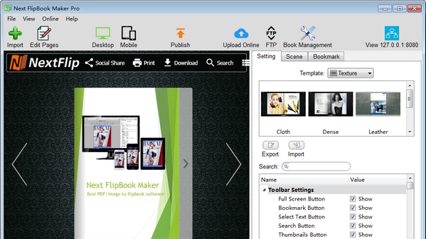 Next FlipBook Maker Pro(HTML5翻页制作软件) v2.6.29