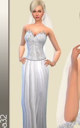 模拟人生4火焰花边白色婚纱MOD v3.74 模拟人生4火焰花边白色婚纱MOD v3.74