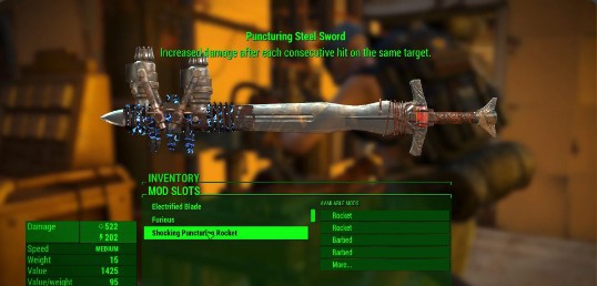 辐射4更多近战改装MOD v2.92 辐射4更多近战改装MOD v2.92