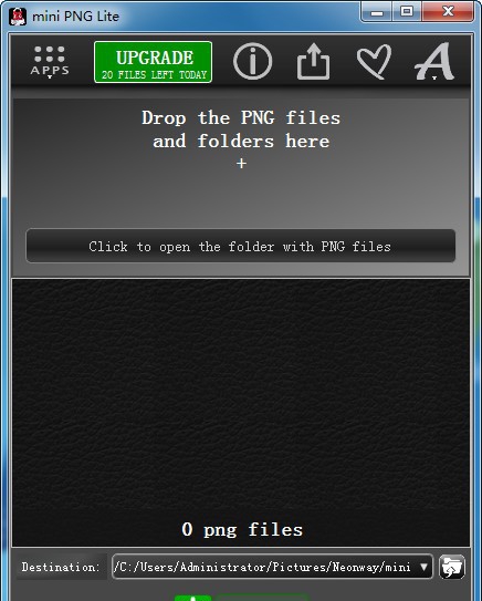 mini PNG Lite(PNG压缩软件) v1.5 mini PNG Lite(PNG压缩软件) v1.5