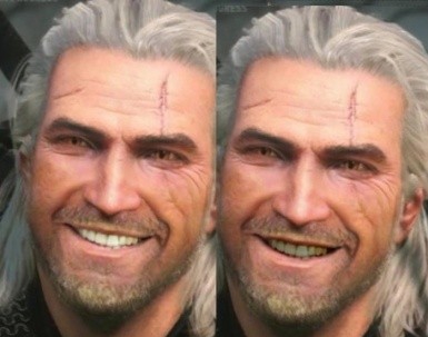 巫师3狂猎杰洛特牙齿美白MOD v2.72 巫师3狂猎杰洛特牙齿美白MOD v2.72