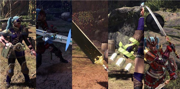 怪物猎人世界冰原结城友奈是勇者武器包MOD v1.55 怪物猎人世界冰原结城友奈是勇者武器包MOD v1.55