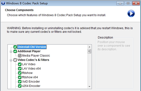 Windows 8 Codec Pack(Win8视频解码器) v2.1.13 Windows 8 Codec Pack(Win8视频解码器) v2.1.13