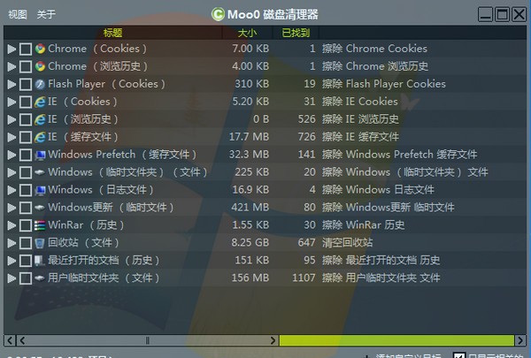 Moo0磁盘清理器 v1.31 Moo0磁盘清理器 v1.31
