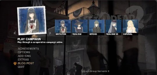 求生之路2Yuri VN鲜花菜单图标MOD v2.84 求生之路2Yuri VN鲜花菜单图标MOD v2.84