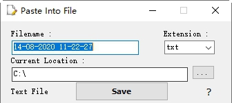 复制内存保存工具Paste Into File v1.9 复制内存保存工具Paste Into File v1.9