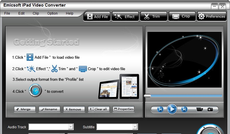 IPAD视频转换器Emicsoft iPad Video Converter v4.1.21 IPAD视频转换器Emicsoft iPad Video Converter v4.1.21