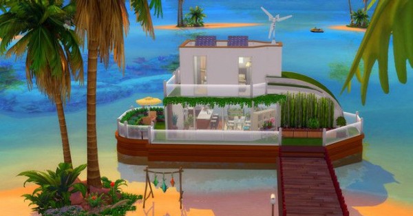 模拟人生4生态船屋迷你游艇MOD v1.90 模拟人生4生态船屋迷你游艇MOD v1.90