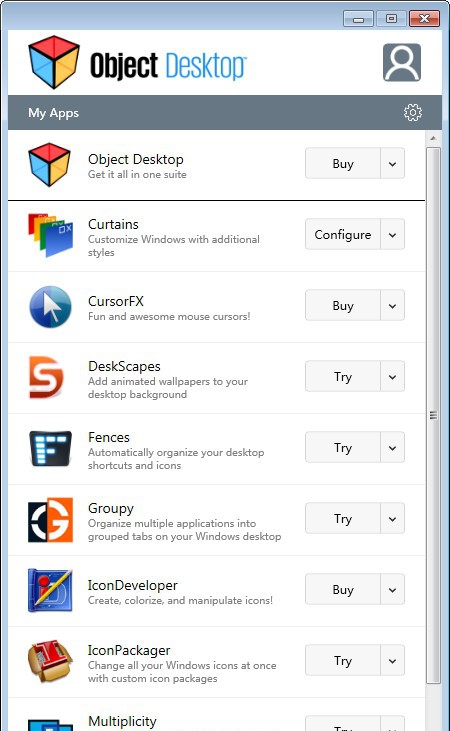 Object Desktop v4.05 Object Desktop v4.05
