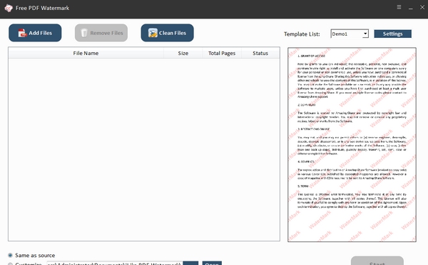 Free PDF Watermark(PDF水印工具) v5.8.8.13 Free PDF Watermark(PDF水印工具) v5.8.8.13