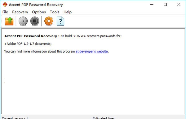 Accent PDF Password Recovery(PDF密码恢复工具) v1.46 Accent PDF Password Recovery(PDF密码恢复工具) v1.46