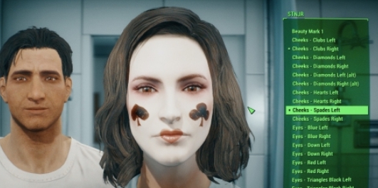 辐射4小丑面部彩绘MOD v1.72 辐射4小丑面部彩绘MOD v1.72