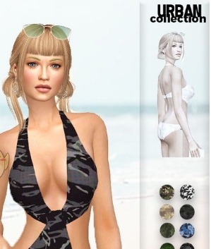 模拟人生4女性迷彩泳装MOD v1.80 模拟人生4女性迷彩泳装MOD v1.80