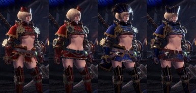 怪物猎人世界冰原轻薄的女性炎龙套MOD v1.18 怪物猎人世界冰原轻薄的女性炎龙套MOD v1.18
