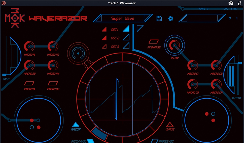 声音合成器工具MOK WaveRazor v2.5.4 声音合成器工具MOK WaveRazor v2.5.4