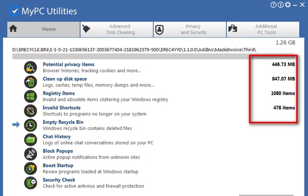 系统优化清理工具MyPC Utilities v7.1.0.7 系统优化清理工具MyPC Utilities v7.1.0.7