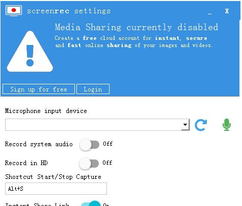 ScreenRec(屏幕录像工具) v1.0.91 ScreenRec(屏幕录像工具) v1.0.91