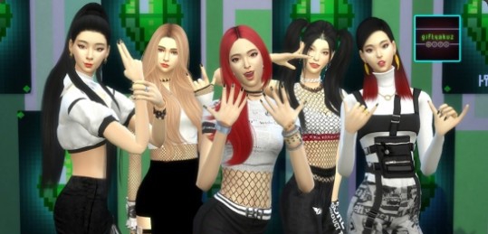 模拟人生4ITZY组合的姿势MOD v3.8 模拟人生4ITZY组合的姿势MOD v3.8