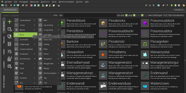MCreator(我的世界模组制作器) v2020.12 MCreator(我的世界模组制作器) v2020.12