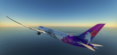 微软模拟飞行夏威夷航空配色MOD v2.40 微软模拟飞行夏威夷航空配色MOD v2.40