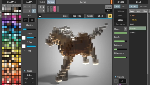 MagicaVoxel(3D像素建模软件) v0.99.6