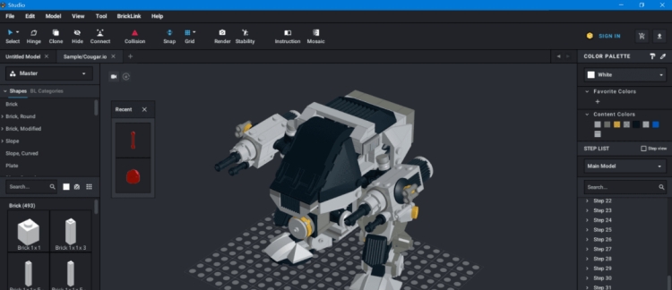 乐高积木搭建工具studio2.0 v1.89 乐高积木搭建工具studio2.0 v1.89