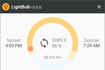 LightBulb(屏幕伽马值自动调整) v2.9 LightBulb(屏幕伽马值自动调整) v2.9