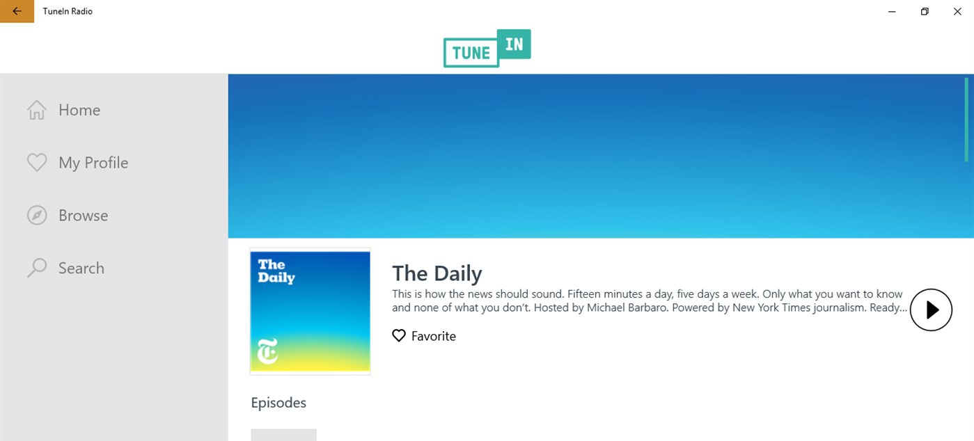 TuneIn Radio(互联网广播流媒体播放器) v4.0.14 TuneIn Radio(互联网广播流媒体播放器) v4.0.14