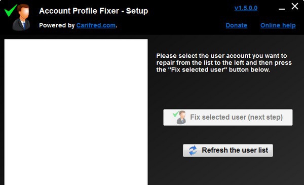 Account Profile Fixer(帐户设定档修复工具) v1.5.0.5 Account Profile Fixer(帐户设定档修复工具) v1.5.0.5