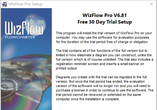 WizFlow Flowcharter(流程图制作软件) v6.81.2156 WizFlow Flowcharter(流程图制作软件) v6.81.2156