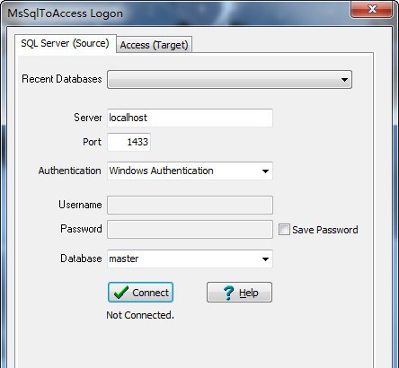 MsSqlToAccess(MSSQL转Access工具) v3.11 MsSqlToAccess(MSSQL转Access工具) v3.11