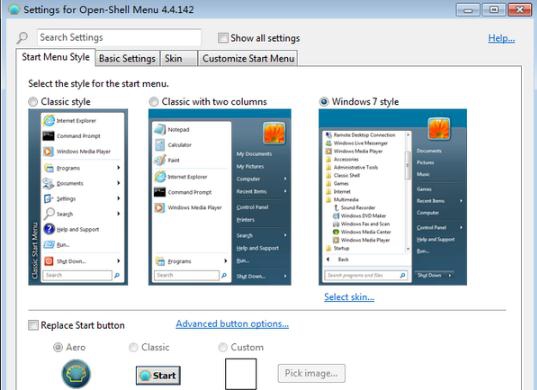 Open Shell Menu v4.4.168 Open Shell Menu v4.4.168