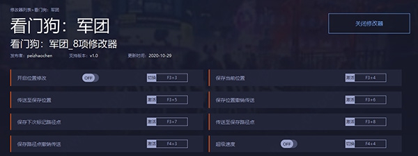 看门狗军团修改器 v1.6 看门狗军团修改器 v1.6