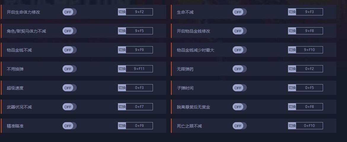荒野大镖客2十二项修改器 v1311.23.7 荒野大镖客2十二项修改器 v1311.23.7