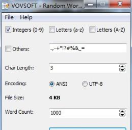 Random Wordlist Generator v1.6 Random Wordlist Generator v1.6