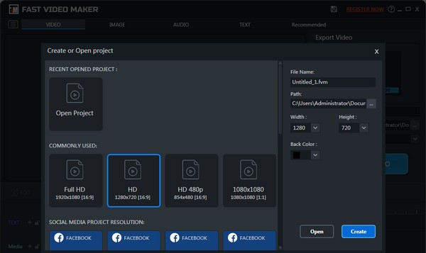 Fast Video Maker(视频制作管理软件) v1.0.0.8 Fast Video Maker(视频制作管理软件) v1.0.0.8