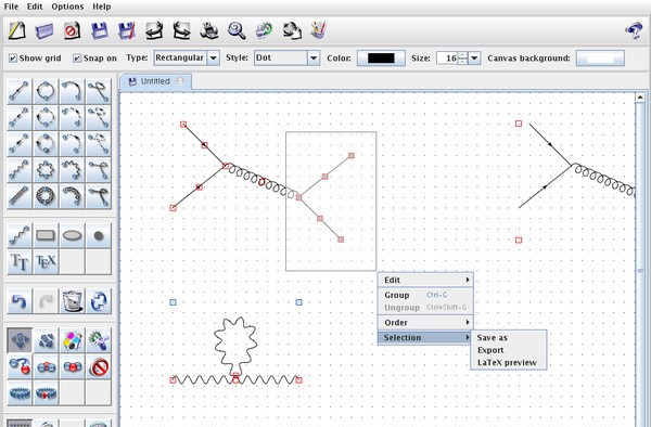 JaxoDraw(费曼图生成工具) v2.1.5 JaxoDraw(费曼图生成工具) v2.1.5