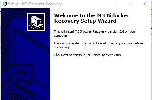 M3 Bitlocker Recovery v5.13 M3 Bitlocker Recovery v5.13