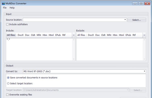 MultiDoc Converter(WORD批量转换器) v1.6.4 MultiDoc Converter(WORD批量转换器) v1.6.4