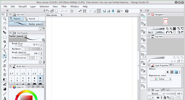 Manga Studio EX(动漫设计制作软件) v5.0.10 Manga Studio EX(动漫设计制作软件) v5.0.10