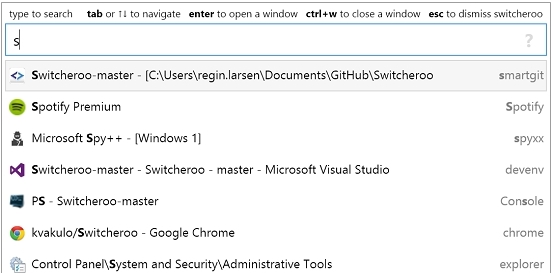 Switcheroo窗口快捷切换 v9 Switcheroo窗口快捷切换 v9
