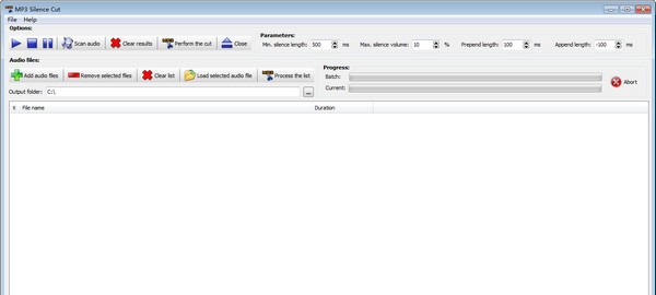 MP3 Silence Cut(MP3剪切工具) v1.6 MP3 Silence Cut(MP3剪切工具) v1.6