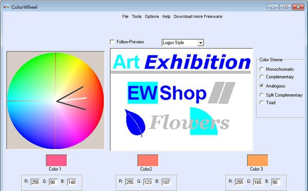 Colorwheel(多功能调色工具) v1.4 Colorwheel(多功能调色工具) v1.4