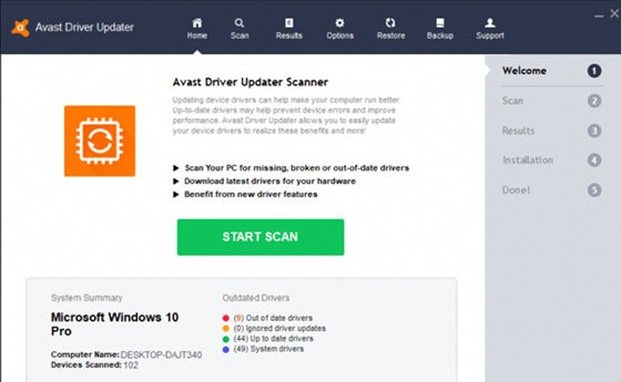 Avast Driver Updater(驱动管理软件) v20.4.816.5 Avast Driver Updater(驱动管理软件) v20.4.816.5