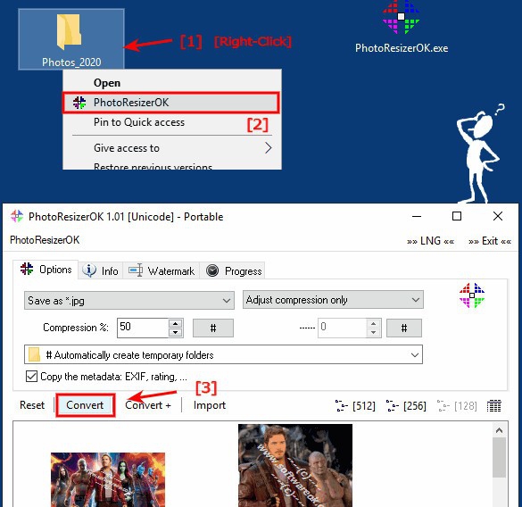 PhotoResizerOK(图像缩小工具) v1.05
